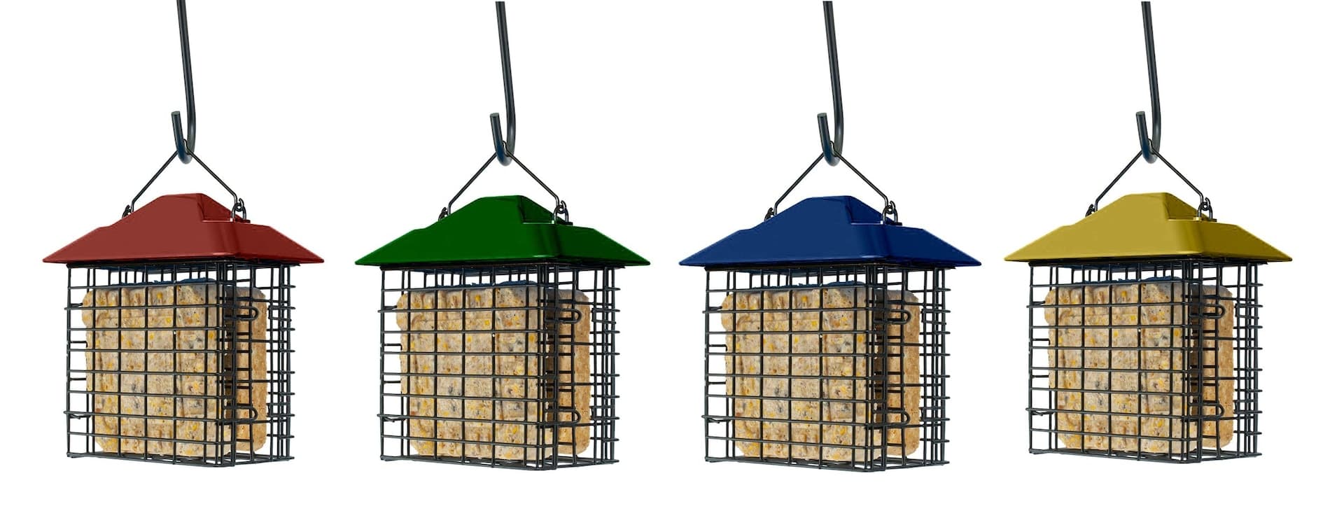 Double Suet Cage Bird Feeder