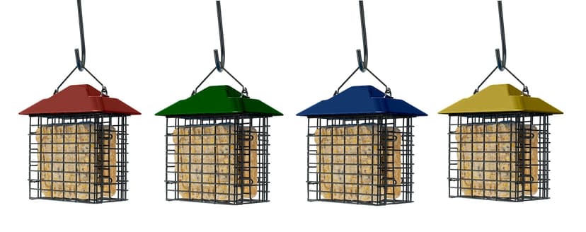 Double Suet Cage Bird Feeder