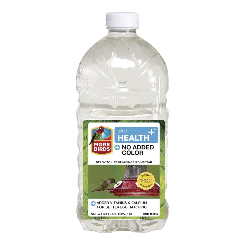 More Birds® Bird Health+™ Natural Clear Ready-to-Use Hummingbird Nectar, 64-oz
