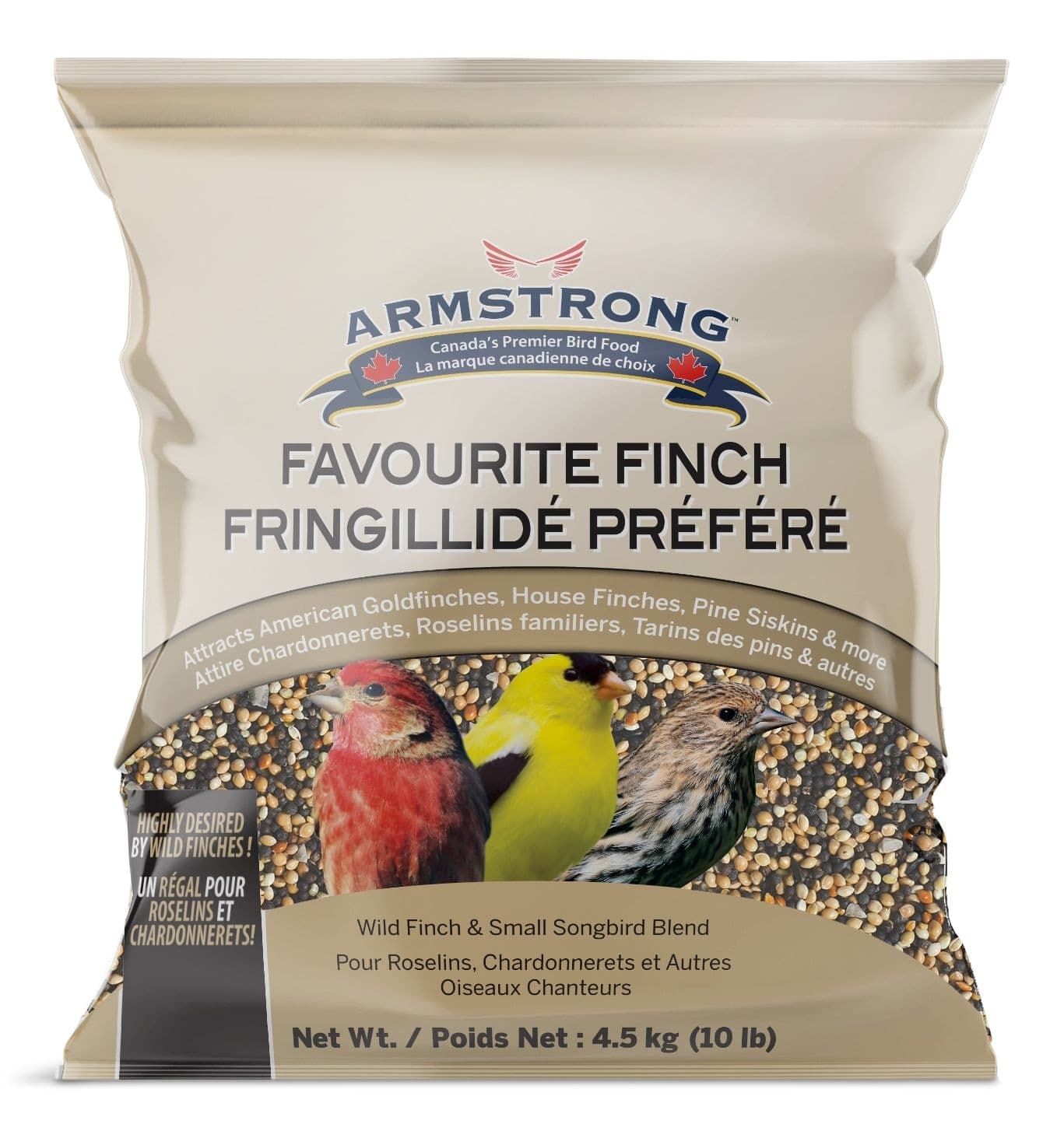 Armstrong Favourite Finch Bird Seed, 4.5-kg