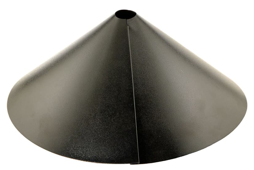 Panacea Squirrel Baffle, Black Metal Finish, Easy Installation