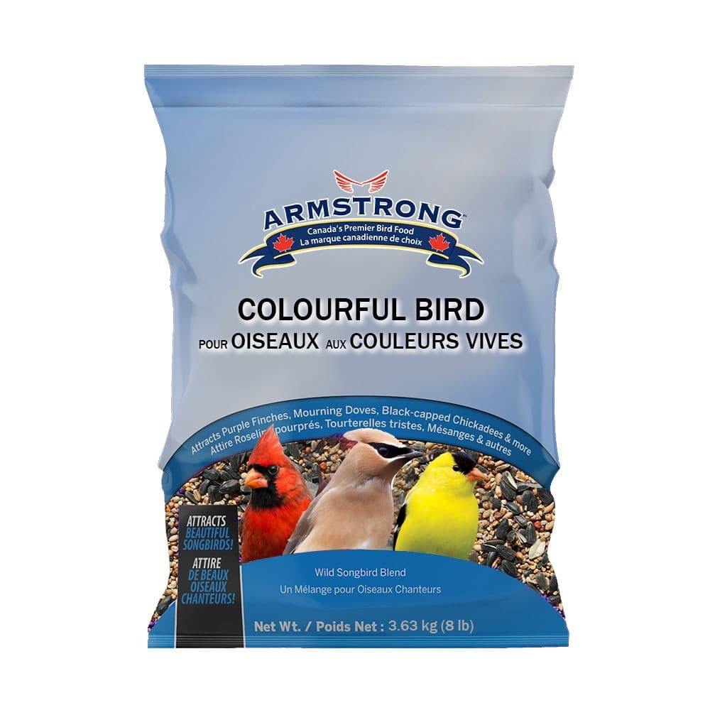 Armstrong High-Energy Colourful Bird Seed Blend, 3.6-kg