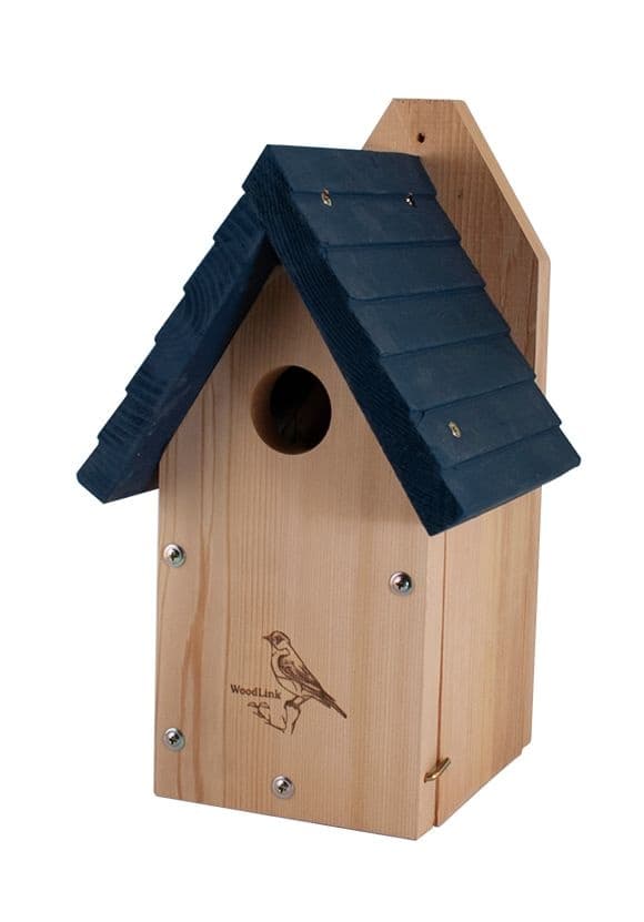 Panacea Outdoor Wood Garden Bluebird Bird House, 13-in