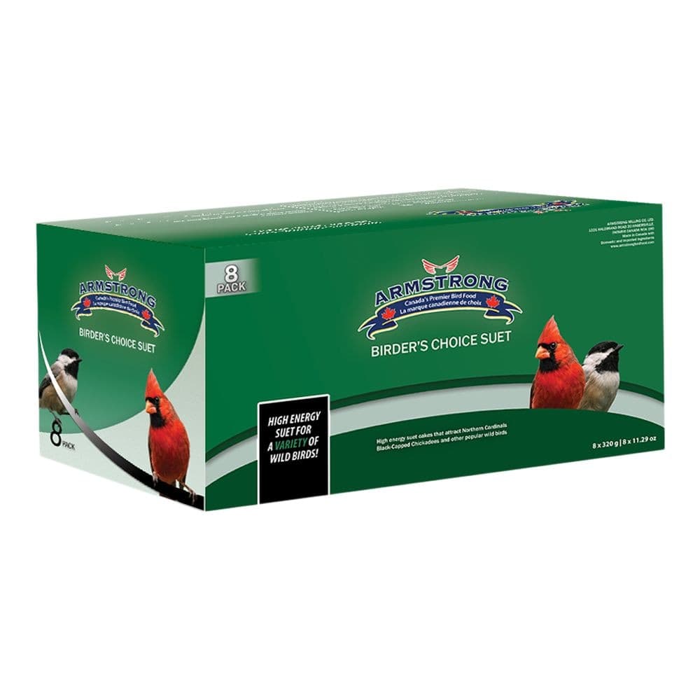 Armstrong Birder's Choice Suet Bird Food Blend, 8-pk