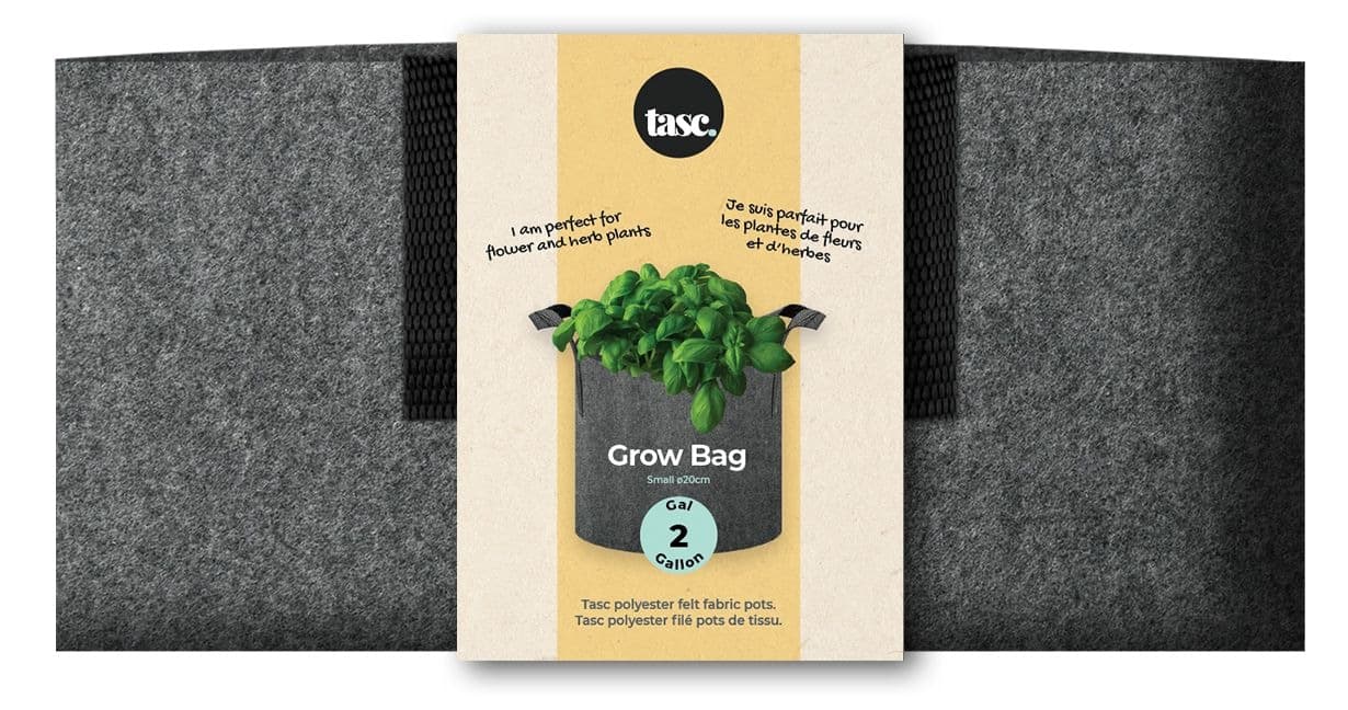 TASC Herb & Flower Grow Bag for Flower & Herb Plants, 2-pk