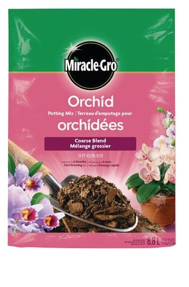 Miracle-Gro® Orchid Potting Soil Mix, 0.10-0.02-0.05, 8.8-L