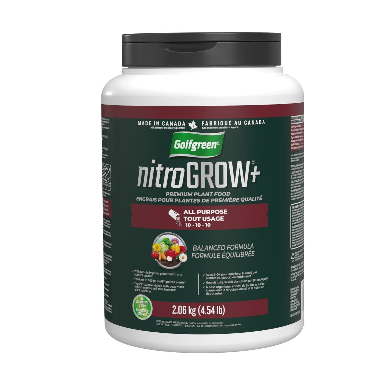 Golfgreen 10-10-10 Nitrogrow+ All Purpose Shaker Plant Food, 2kg