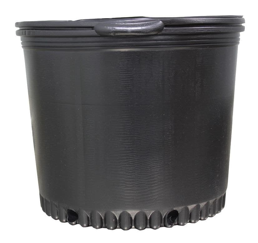 Planter's Pride Round Nursery Plant Pot, 22.7-L, Black