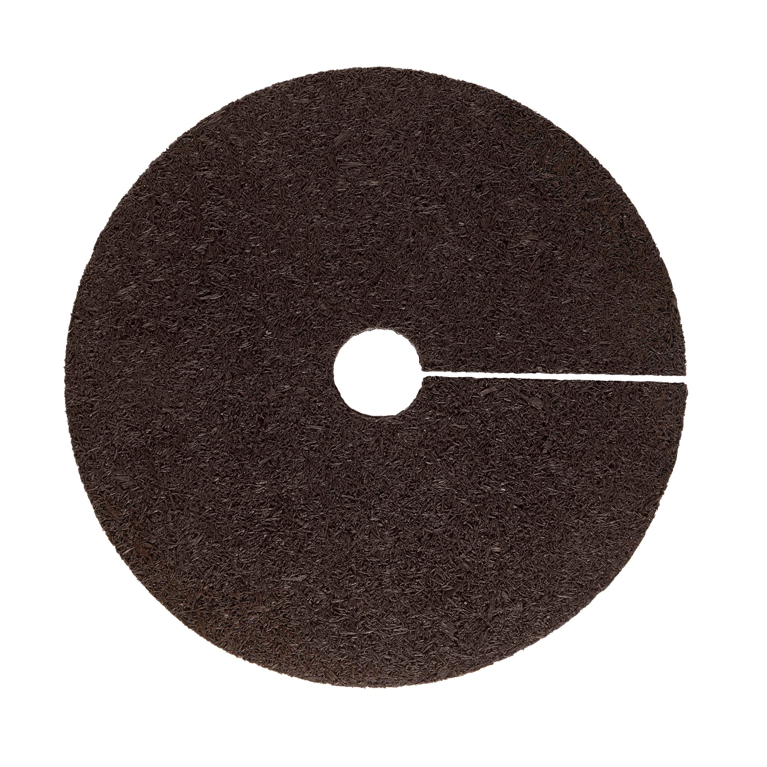 Tree Mulch Ring, Recycled Rubber, 24-in