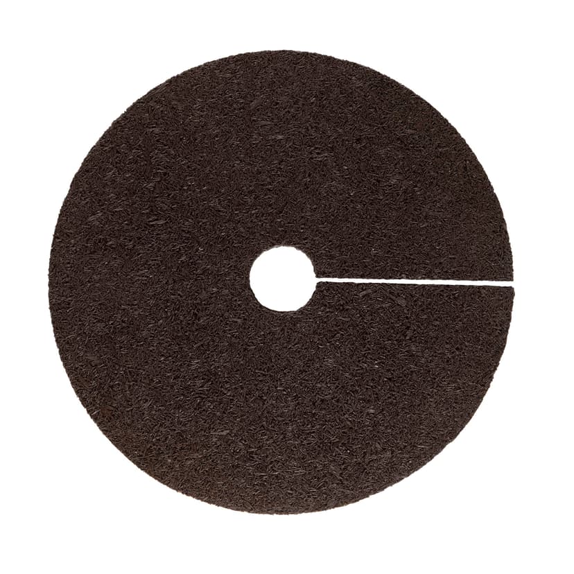 Tree Mulch Ring, Recycled Rubber, 24-in