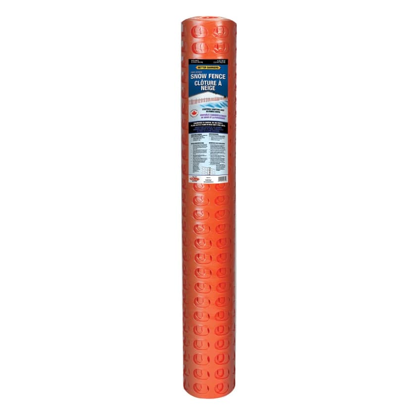 Quest Select Snow Guard Fence, Reusable, 4-ft x 50-ft, Orange