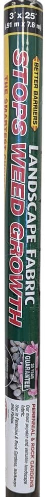Quest Better Barriers Non-Woven Landscape Fabric/Ground Cover, 3-ft x 25-ft
