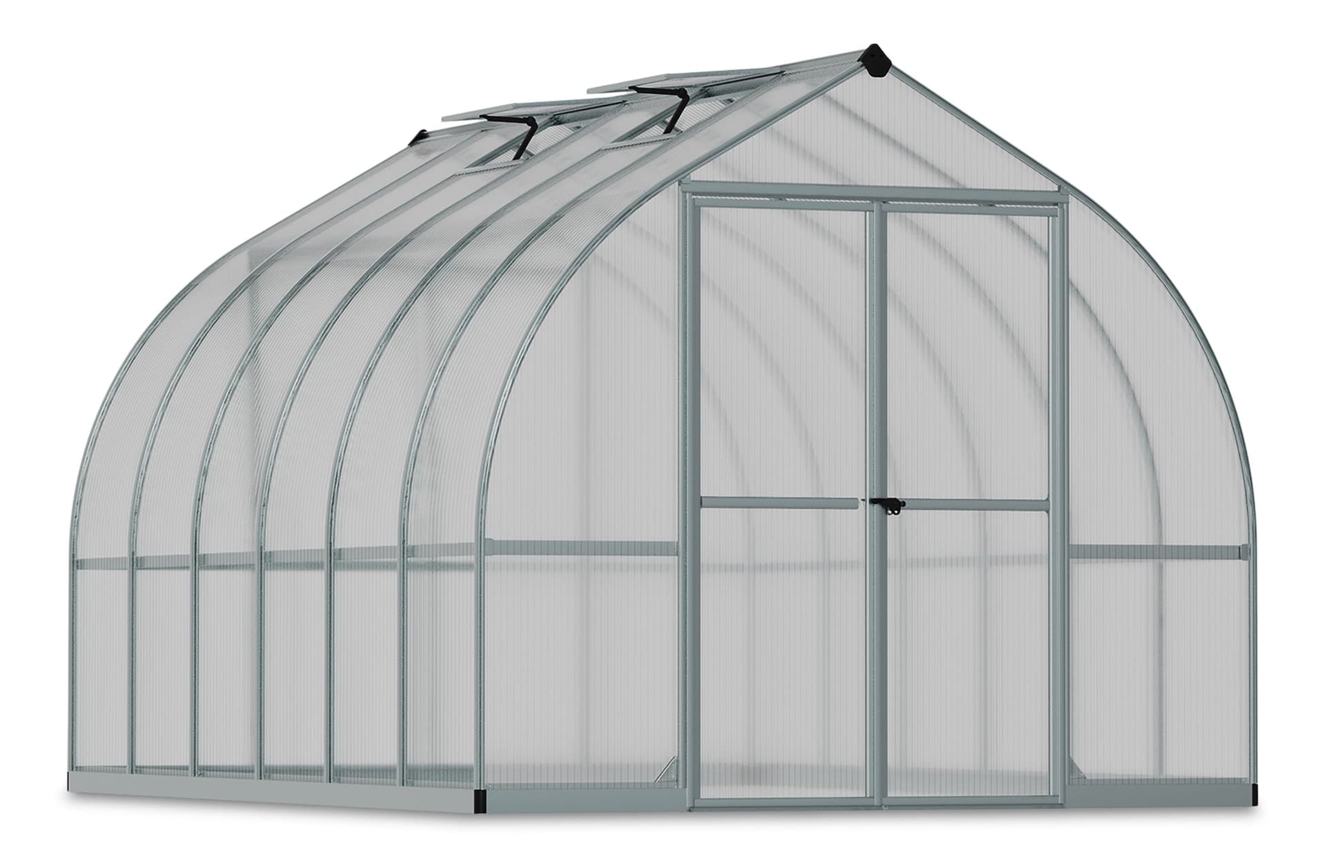 Palram Bella Hobby Greenhouse w/ Twin Wall Glazing, 8-ft x 12-ft
