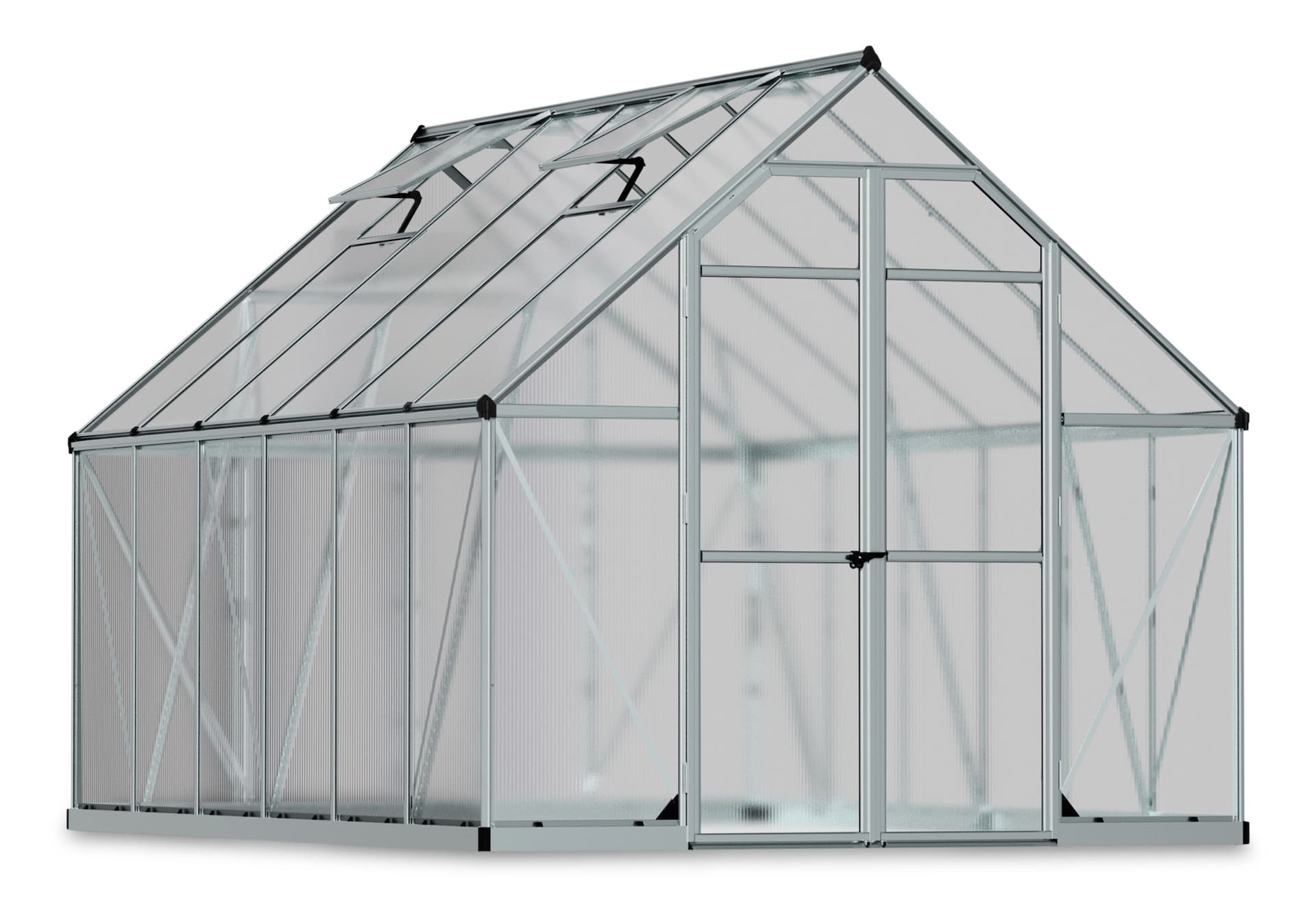 Palram Essence Twin Wall Greenhouse, 8-ft x 12-ft
