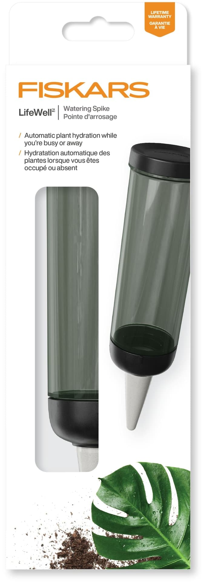 Fiskars LifeWell Watering Spike, 1-pk