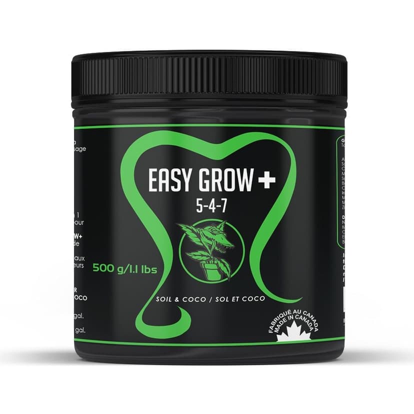 Holland Secret Easy Grow Plus Coco Coir, Soil Nutrients, 5-4-7, 500-g