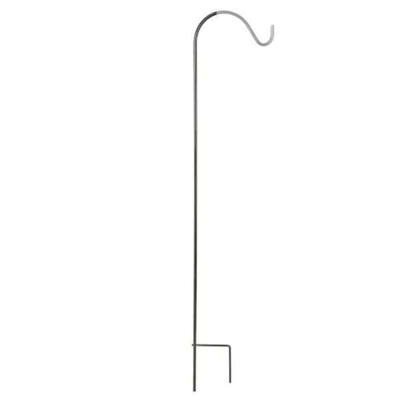 Panacea Round Single Heavy Duty Thick Steel Plant Hanger Shepherd Hook, UV Resistant, 84-in