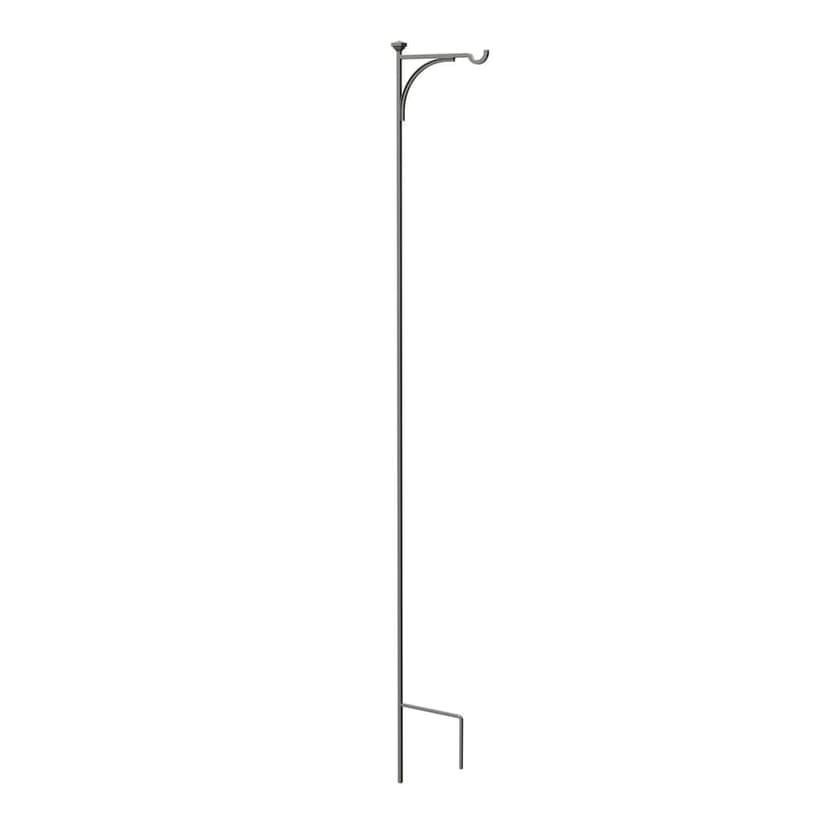 Panacea Mission Single Steel Plant Hanger Shepherd Hook, UV Resistant, 78-in, Black