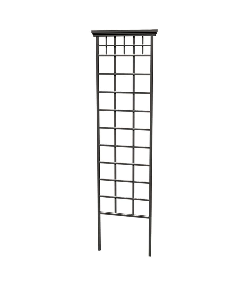 Panacea Mission Metal Trellis, UV Resistant, 78-in, Black