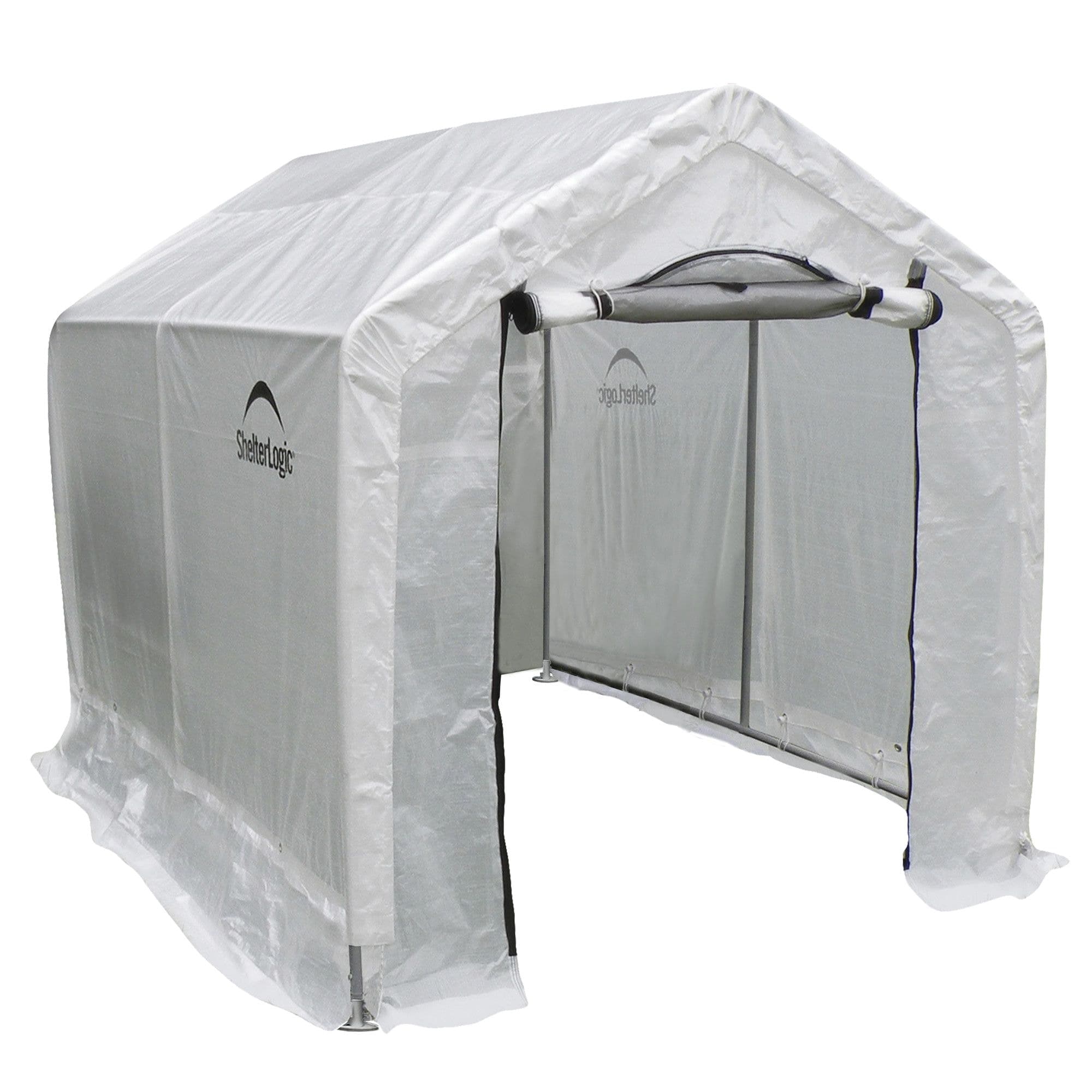 ShelterLogic GrowIt Outdoor/Backyard Portable Walk-in Greenhouse with Waterproof Cover, 6 x 8-ft