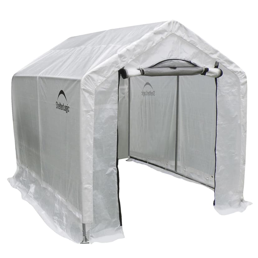 ShelterLogic GrowIt Outdoor/Backyard Portable Walk-in Greenhouse with Waterproof Cover, 6 x 8-ft