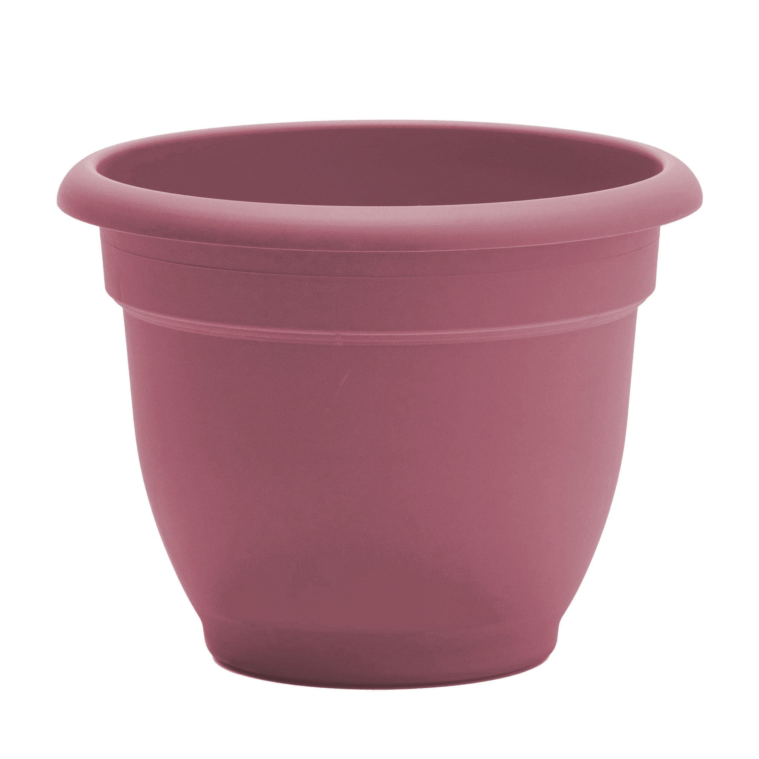 Bloem Ariana Self-Watering Planter, Round, 21.5-in W x 17-in H x 21.5-in D, Dusty Pink