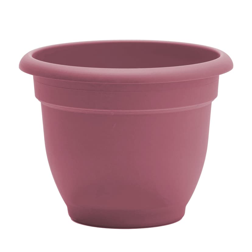 Bloem Ariana Self-Watering Planter, Round, 21.5-in W x 17-in H x 21.5-in D, Dusty Pink