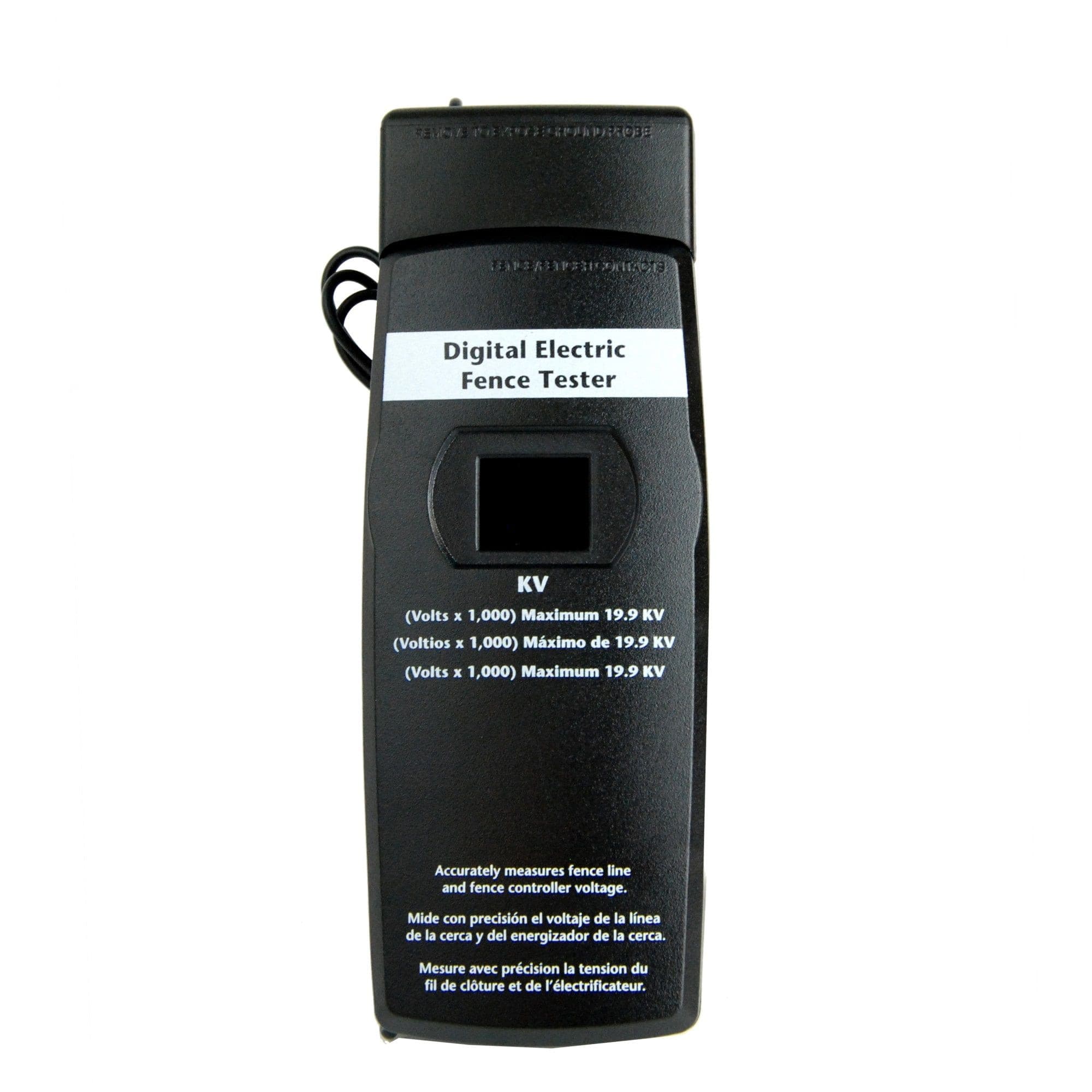 Digital Electric Fence Voltage Tester with Backlit Display