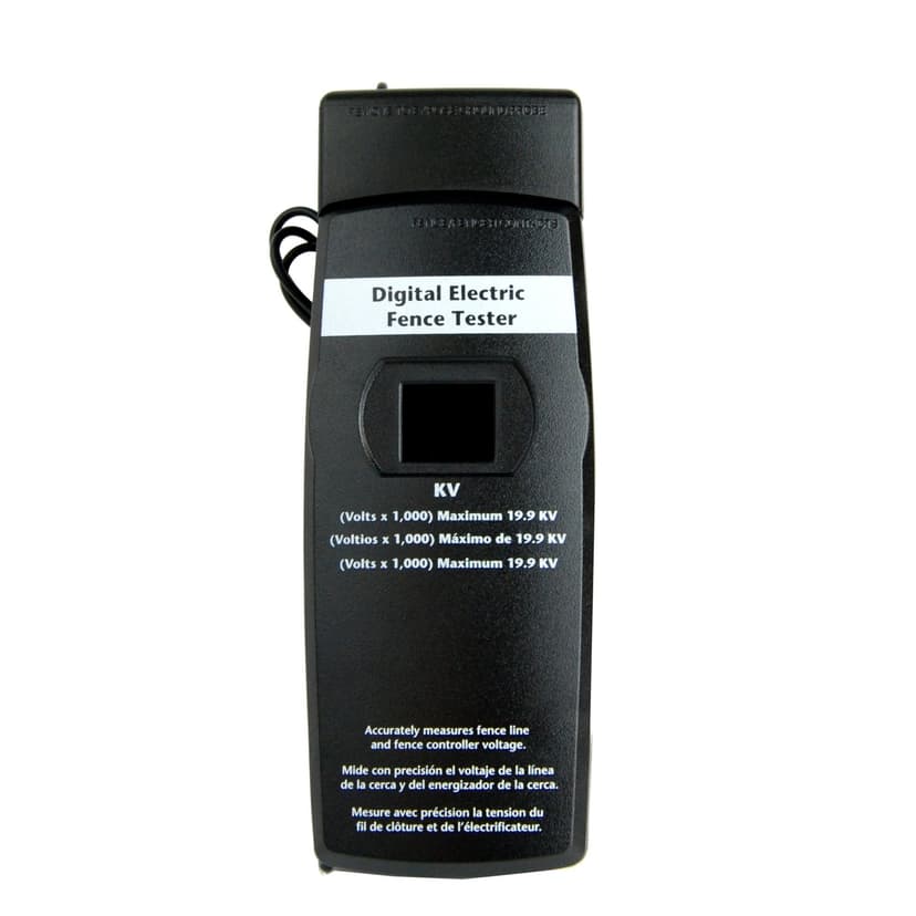 Digital Electric Fence Voltage Tester with Backlit Display