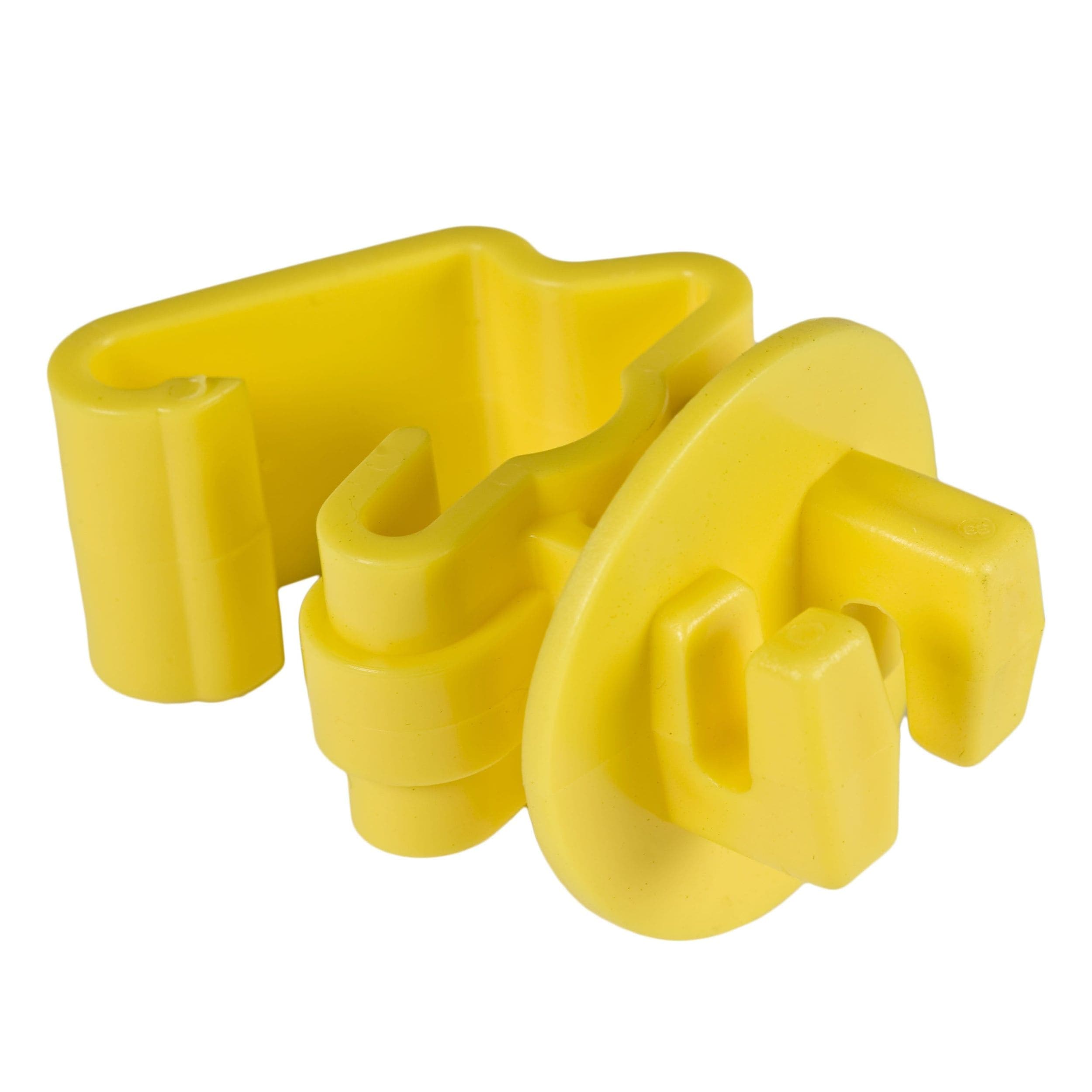 Zareba Snug-fitting Standard Yellow T-Post Insulator, 25-pk