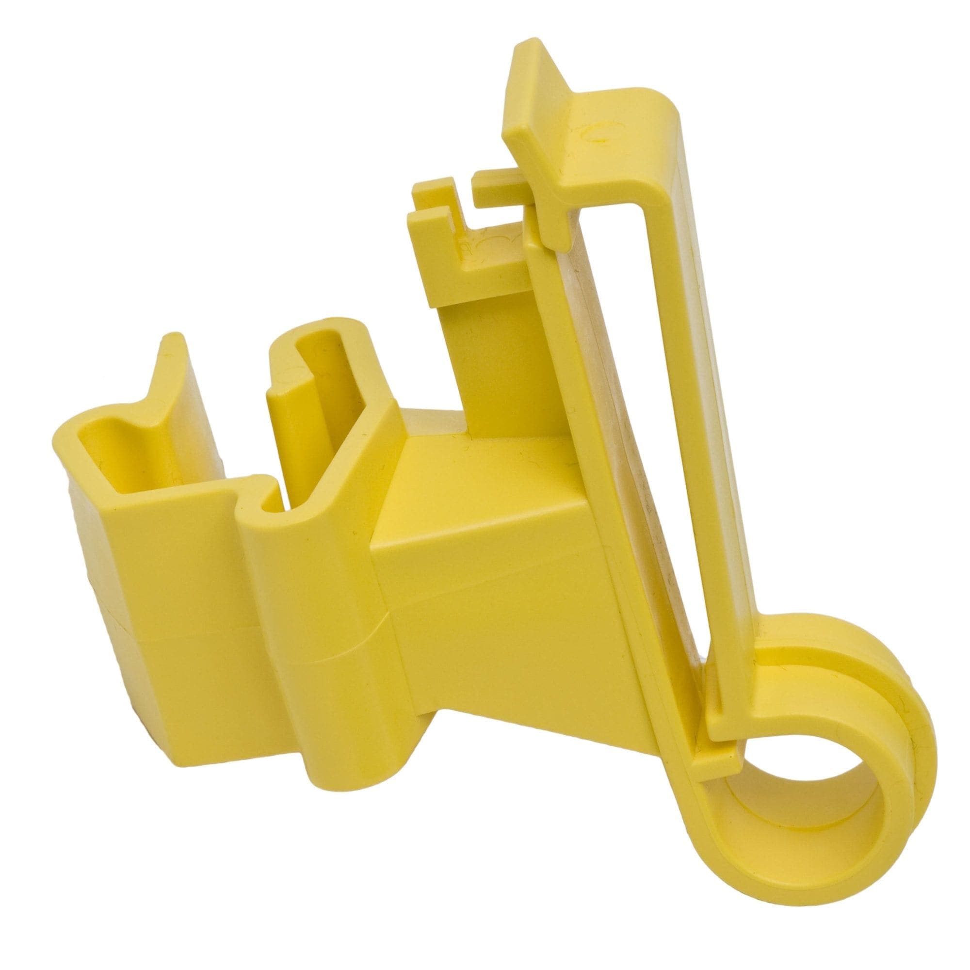 Zareba Yellow T-Post Poly Tape Insulator with Tape Holder, 25-pk
