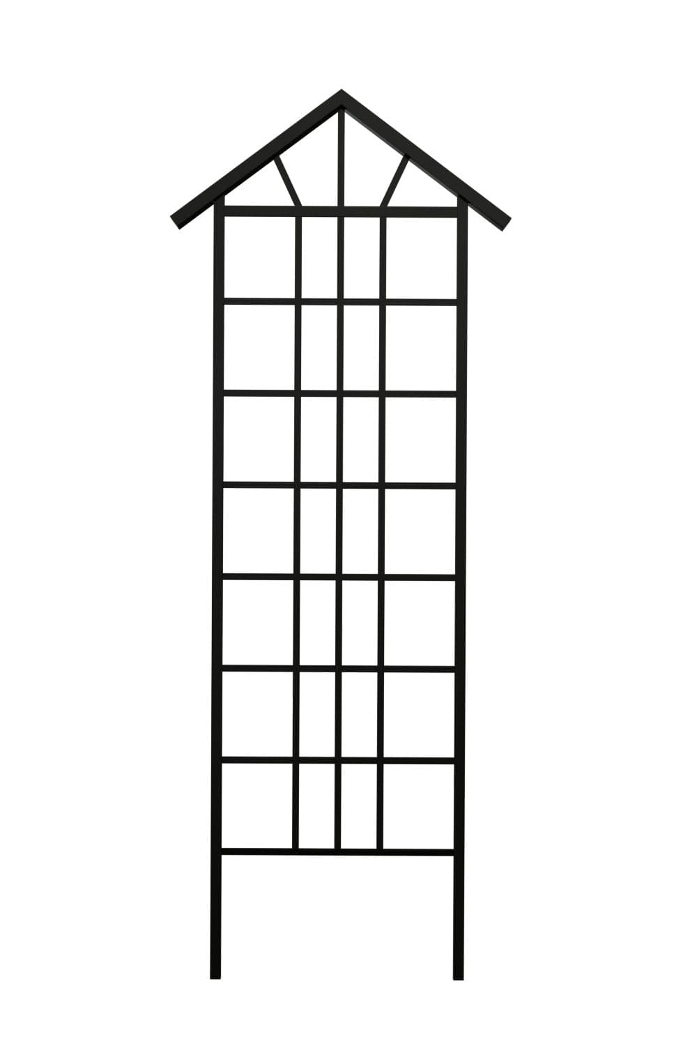 Decorative Outdoor Garden Trellis with Solar Lights, 84-in