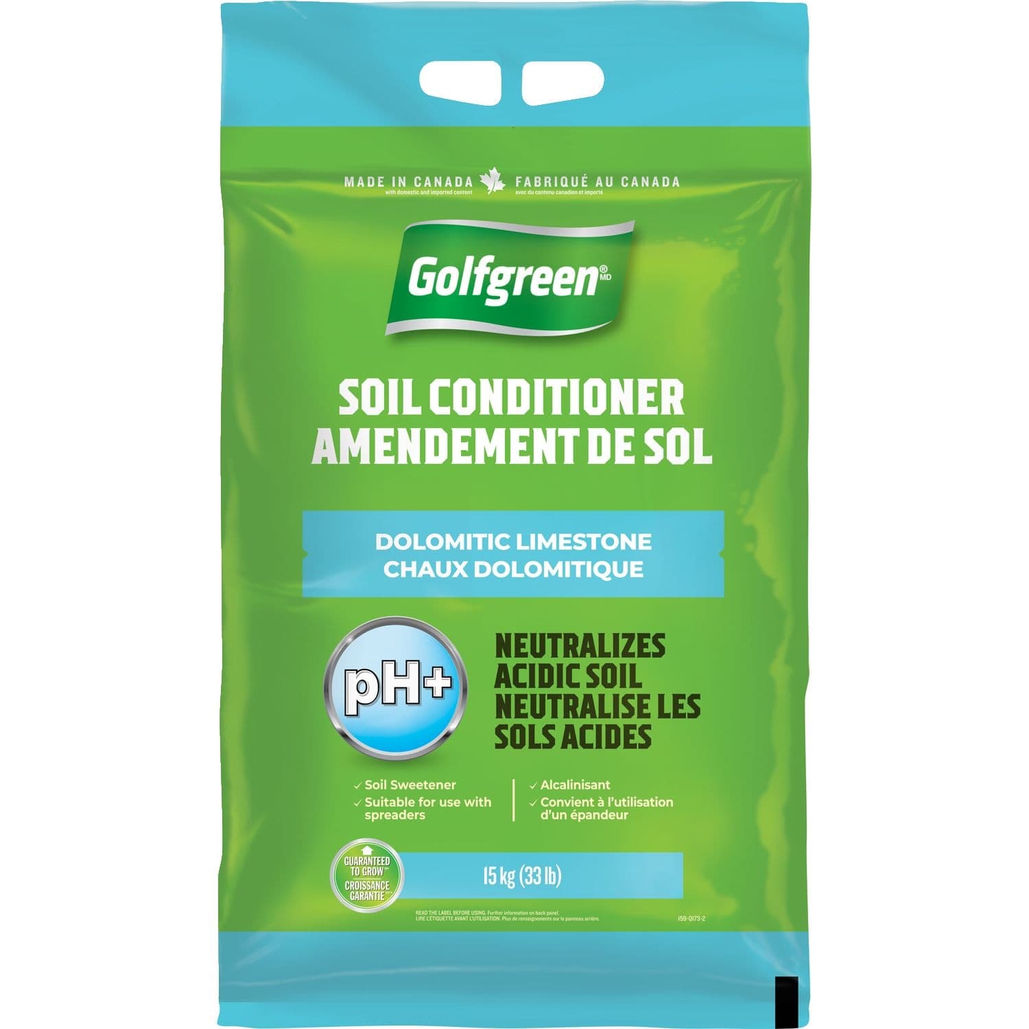 Golfgreen Dolomitic Limestone, Soil Nutrients, 15-kg