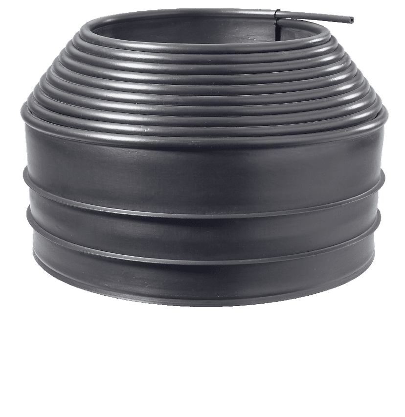 DCN Heavy-Duty Plastic Garden Edging, Black