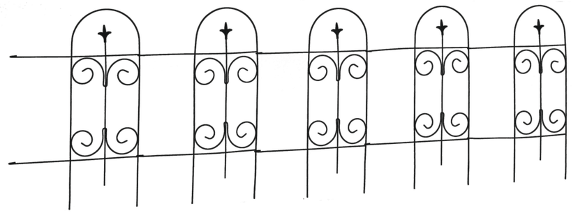 Finial Metal Edge, 32-in x 8-ft