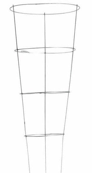 Galvanized Metal Tomato Plant Support Cage, For Larger Plants, 54-in
