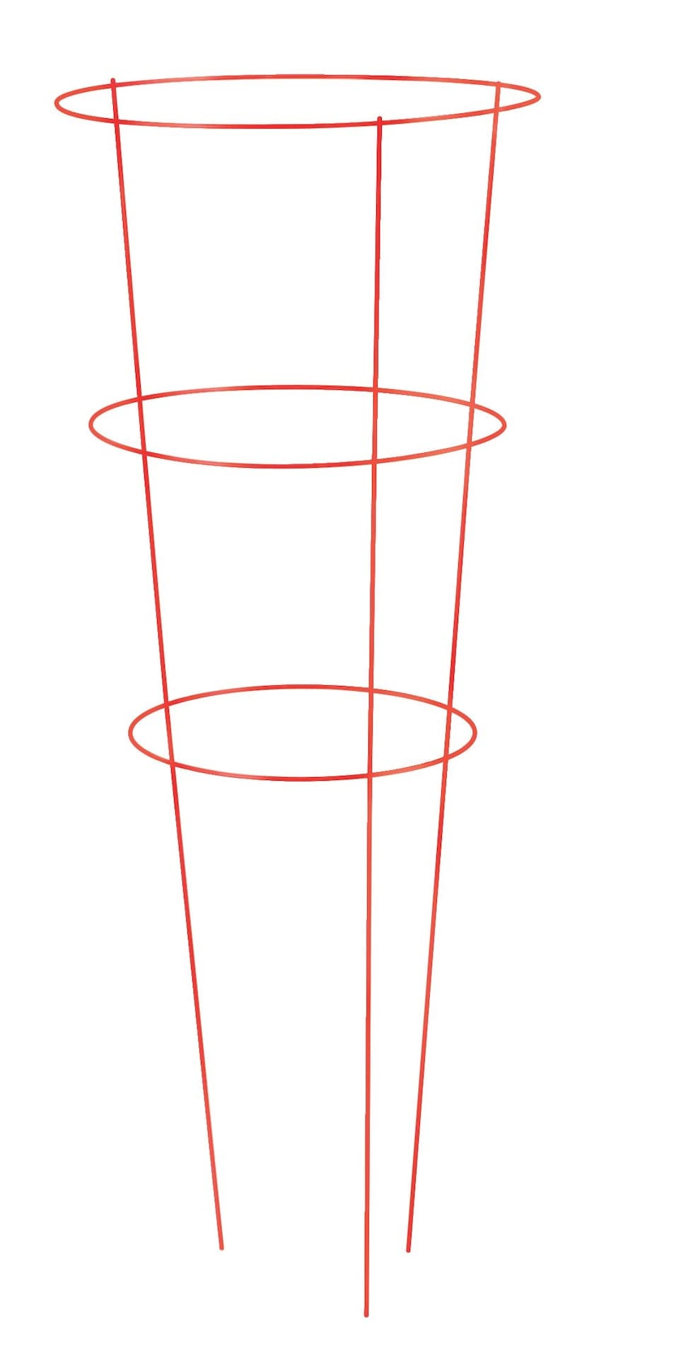 Panacea Heavy-Duty Tomato Plant Support Cage, 42-in, Red
