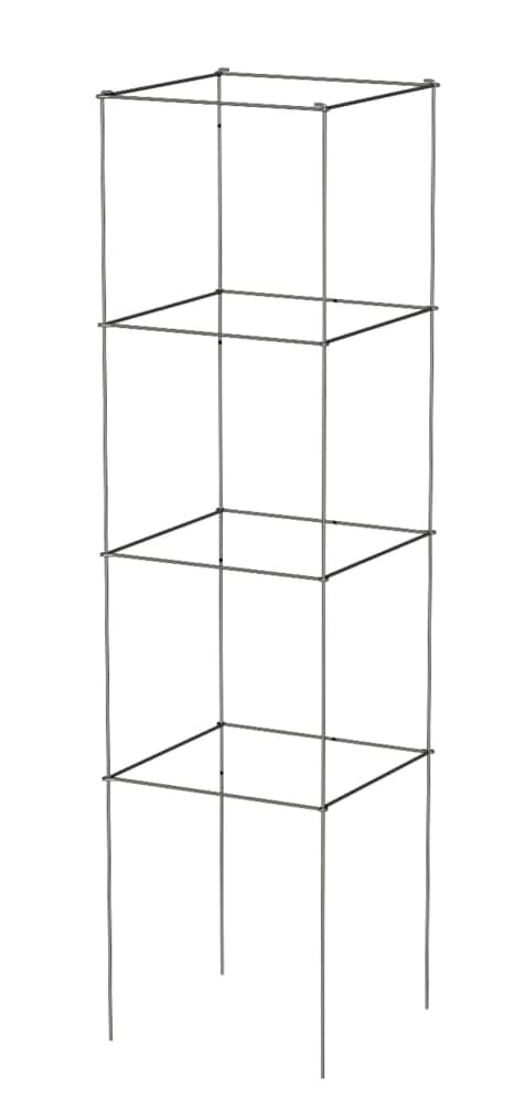 Panacea 4-Panel Tomato Plant Support Cage, Square Shaped Folding, 46-in