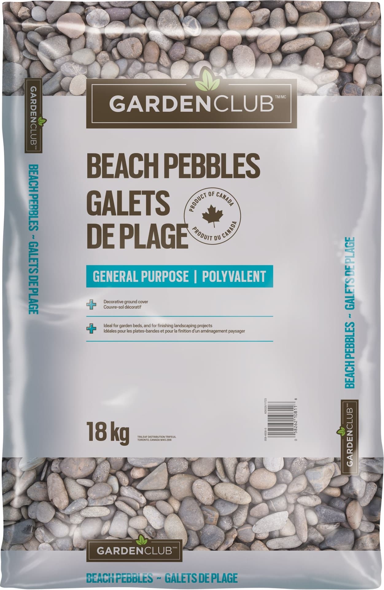 Garden Club General Purpose Beach Pebbles, 18-kg