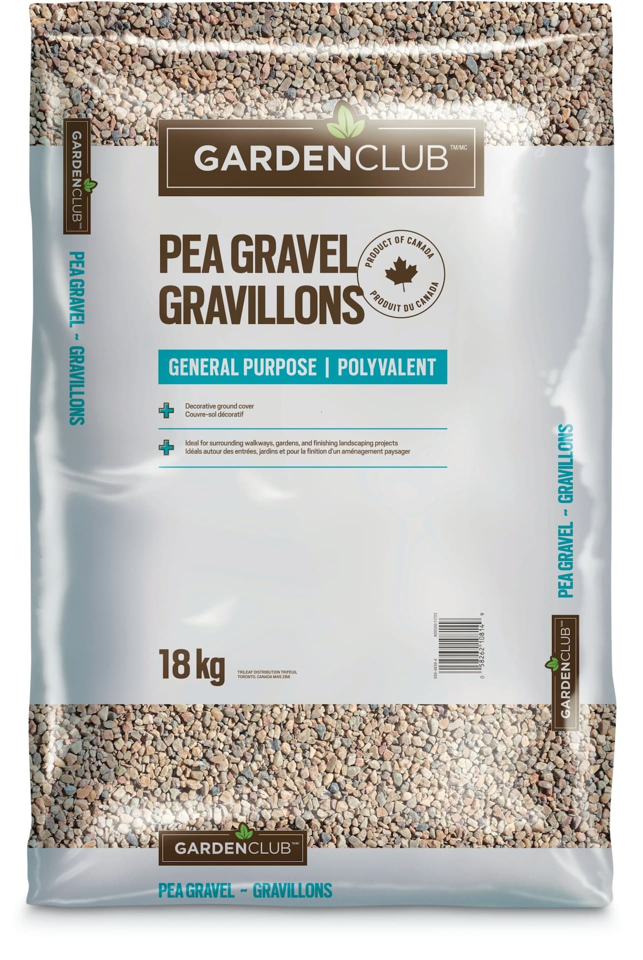 Garden Club General Purpose Pea Gravel, 18-kg