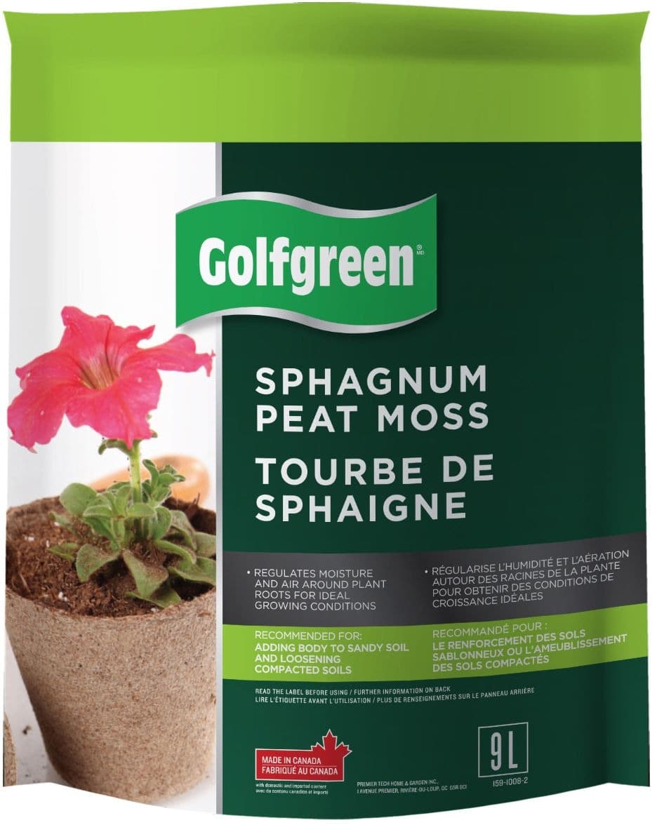 Golfgreen Sphagnum Peat Moss, 9-L