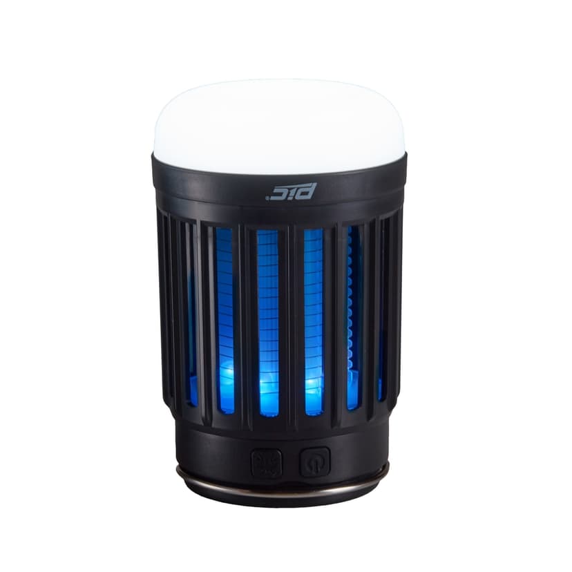 PIC 40W 500V Solar Weather-Proof Blue Light USB Rechargable Hanging Mosquito/Insect Killer Lantern