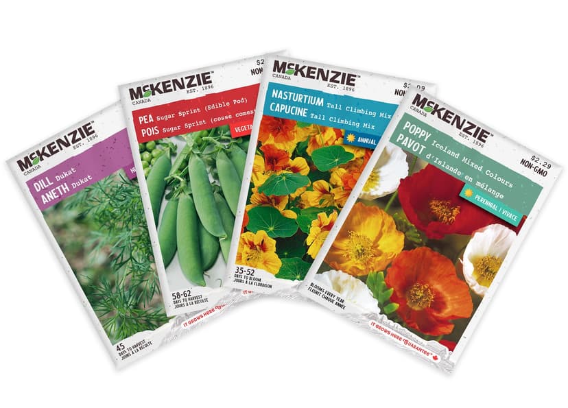 McKenzie, Vegetable Variety Pack Seeds, Ready to Plant for your Home Garden, Assorted