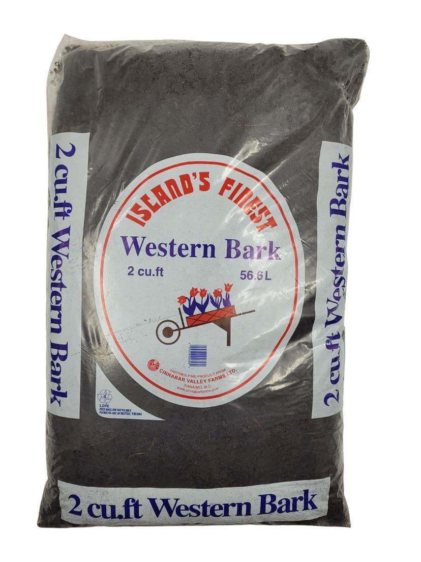Island's Finest Western Bark Garden Mulch, Red, 2-cu-ft