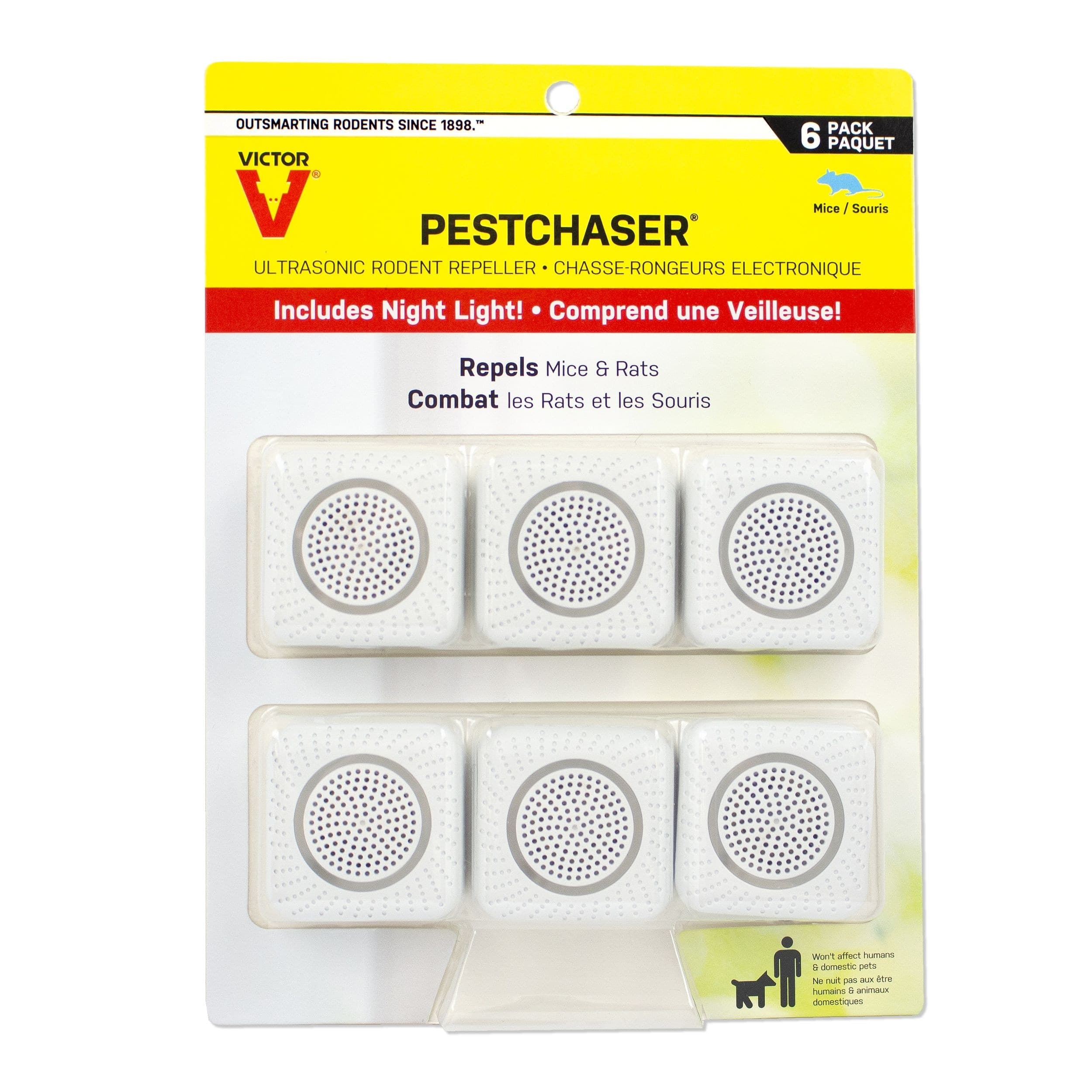 Victor Ultrasonic Pest Deterrent, 6-pk