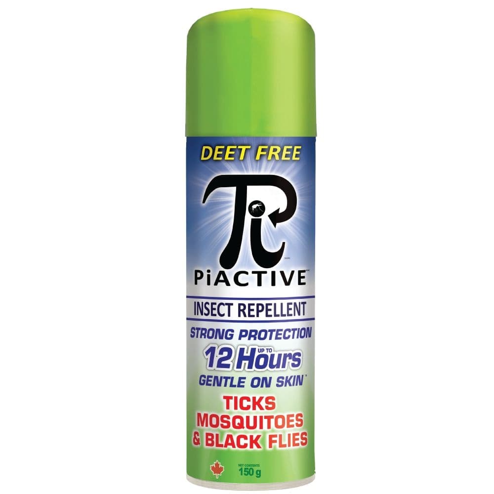 Mosquito Shield PIACTIVE™ 12-Hour DEET-Free Mosquito/Insect Repellent Spray, 150-g