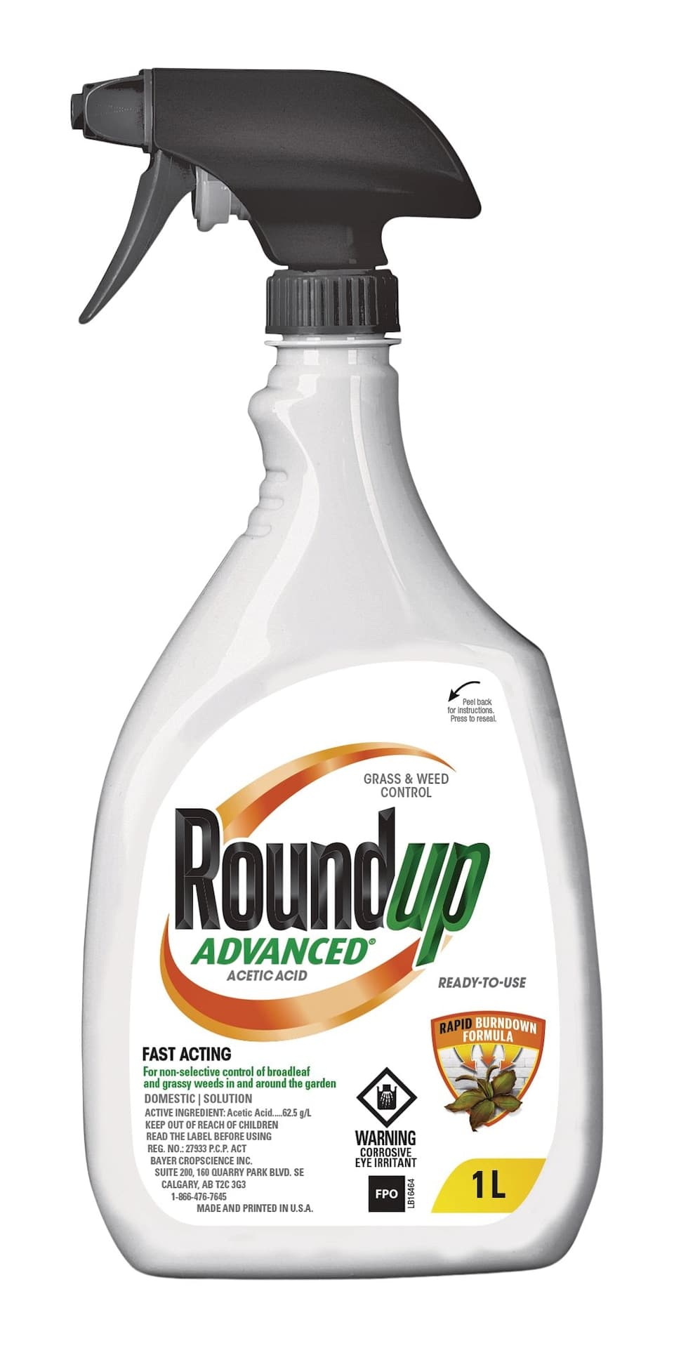RoundUp® Advanced Ready-To-Use Grass & Weed Control Spray, 1-L