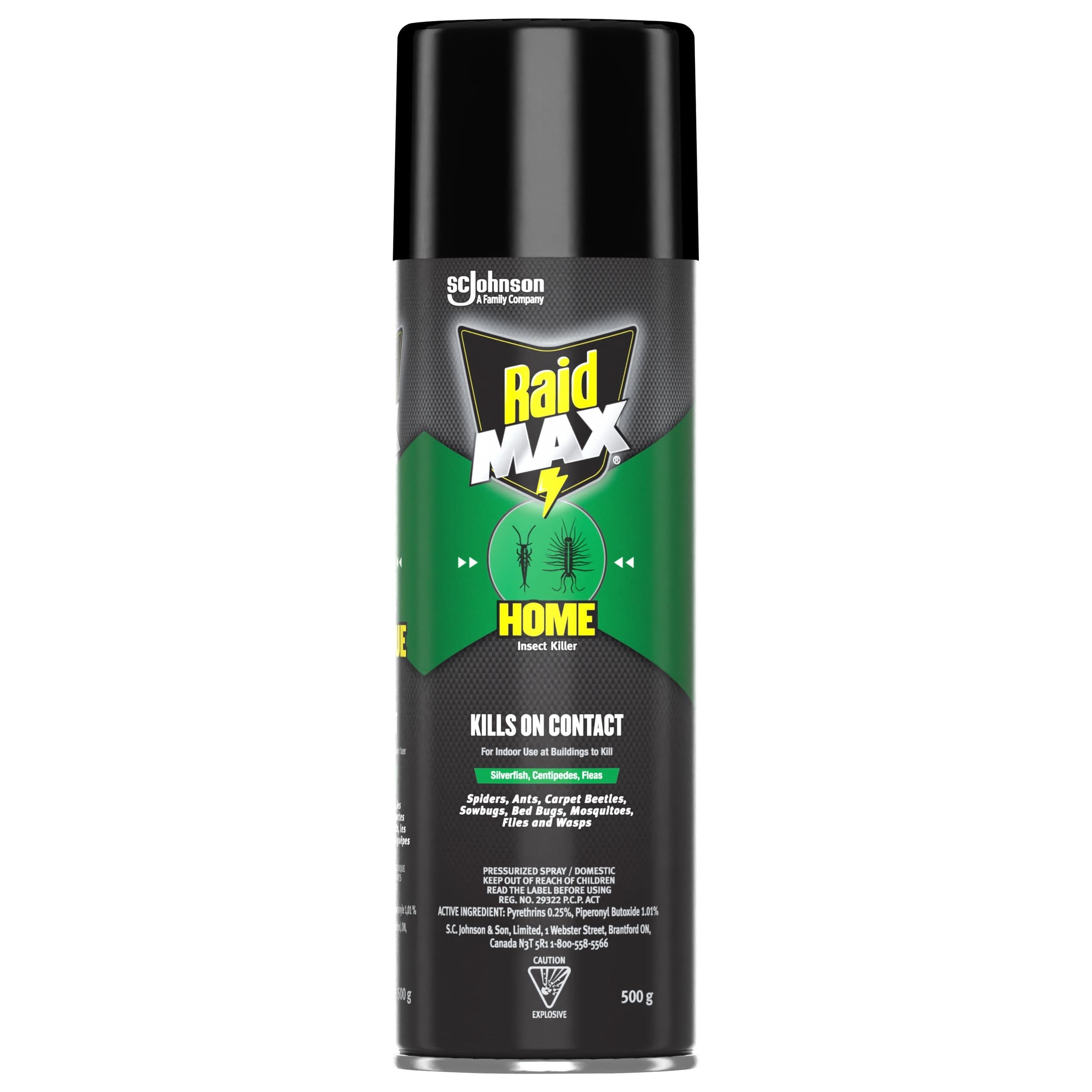 Raid MAX Indoor/Outdoor Home Insect Killer Spray, 500-g