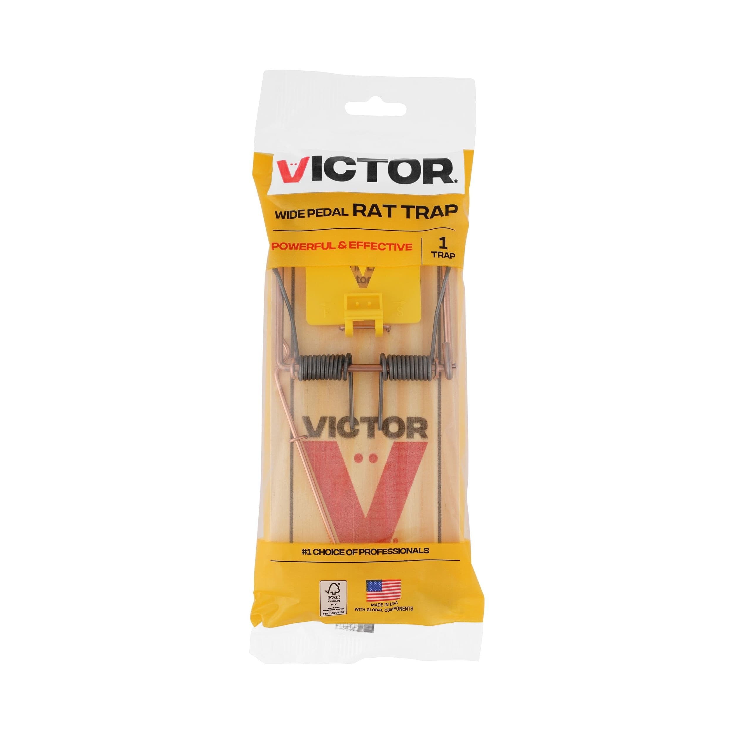 Victor Metal Pedal Snap Rat/Mouse Traps, 1-pk