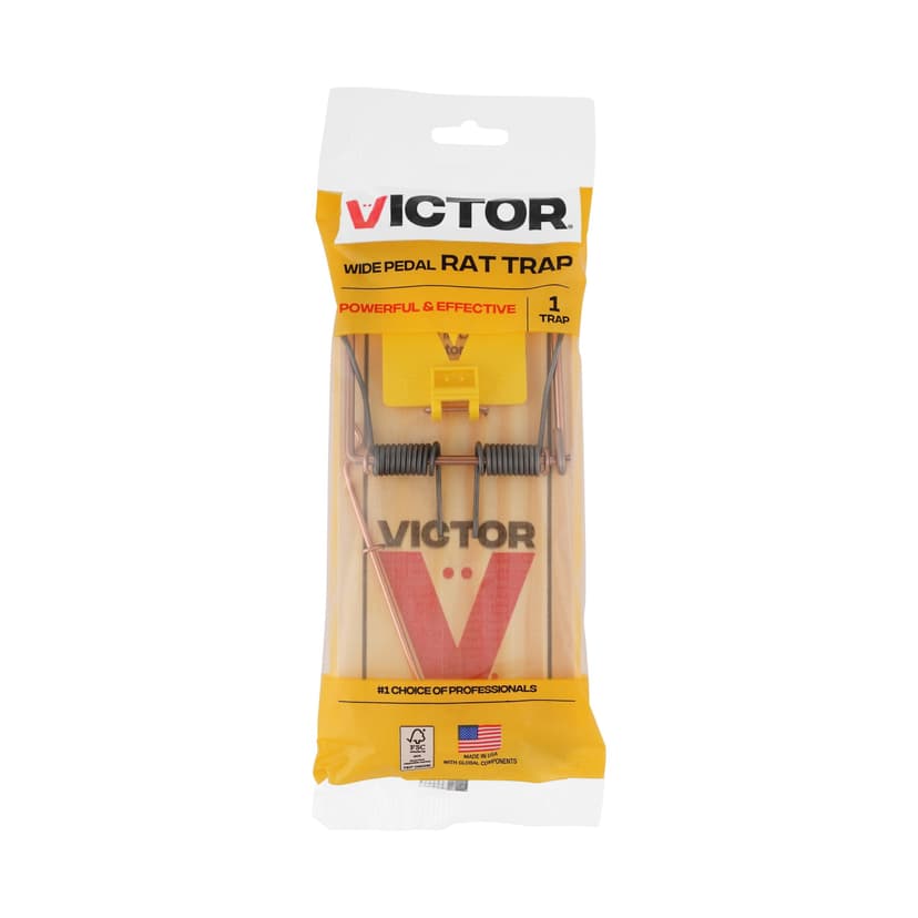 Victor Metal Pedal Snap Rat/Mouse Traps, 1-pk